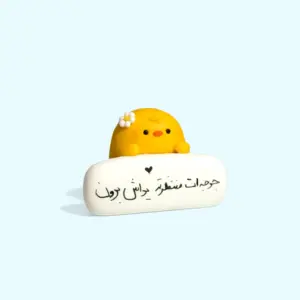 جوجه خمیری کیوت تابلودار🐥💅