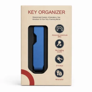 جا کلیدی تاشو آلومینیومی Key Organizer؛ ظرفیت ۲ تا ۶ کلید - تصویر 7